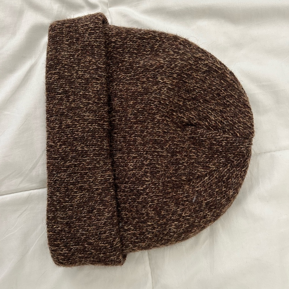 Cozy Brown Knit Beanie